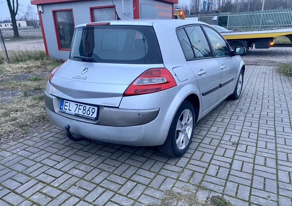 Renault Megane cena 4900 przebieg: 165900, rok produkcji 2006 z Łódź małe 37